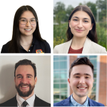 New College of Sciences ARCS Scholars (from left to right): Alivia Eng, Marrissa Izykowicz, Zach Mobille, and John Pederson.