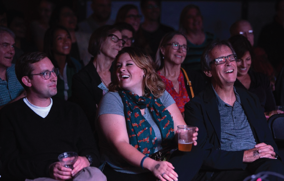 Story collider audience.